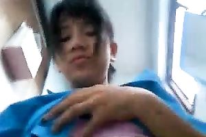 My excited Thai girlfriend is really into having sex in cowgirl position