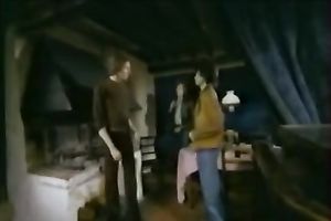 Bitchy blondie got invaded by several excited freaks