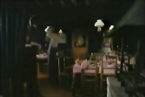 Bitchy blondie got invaded by several excited freaks