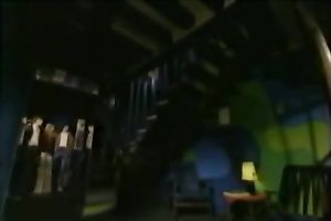 Bitchy blondie got invaded by several excited freaks