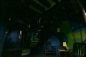 Bitchy blondie got invaded by several excited freaks