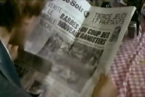 Bitchy blondie got invaded by several excited freaks