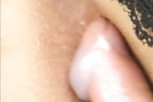 Submissive Japanese carnal cheating wife fignered gently in the rectal hole