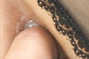 Submissive Japanese carnal cheating wife fignered gently in the rectal hole