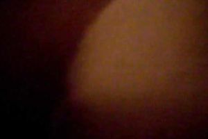 My wife's large marvelous butt in hot white lacy panties