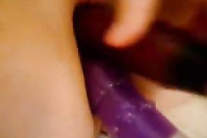 Awesome masturbation show by my miniature girlfriend ad her sex toys