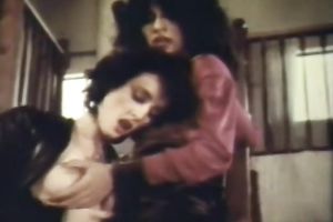 Vintage lesbo orgy of sexy European white angels on the yacht deck