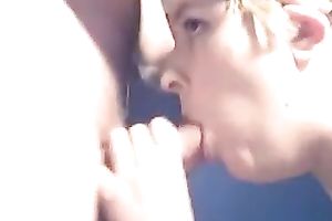 Short auburn haired dilettante GF of my ally worked on his tool