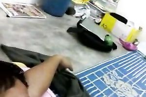 She solely pretends to be a conservative wife in scarf