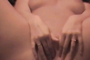 Pallid amateur buxom sufficiently cam nympho and her steamy solo