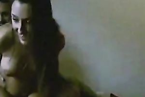 Busty hottie gives great oral job previous to having vehement missionary style sex