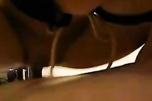 Sizzling dark brown girlfriend riding my wang in reverse cowgirl position