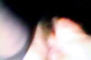 Fingering and jerking off my MILF's leaking moist hairy pussy