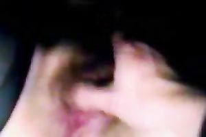 Fingering and jerking off my MILF's leaking moist hairy pussy