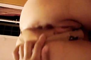 My insanely sexy wifey shows me her large agreeable melons