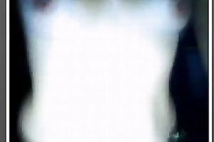 Sunburnt playful sweetie flashes her assets on web camera