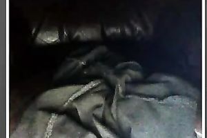 Sunburnt playful sweetie flashes her assets on web camera