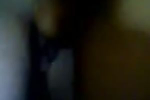 Amateur quite buxom Asian slut was mouthfucked on web camera