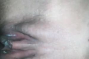 Fucking messy doxy in her arse gap in a missionary position