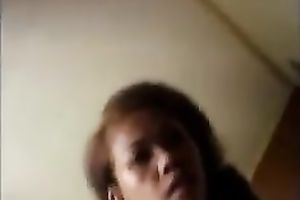 Busty sexy Asian girlfriend gobbles my dong in the morning