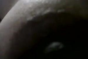 Dark haired dilettante Indian housewife was exposing her taut large love muffins