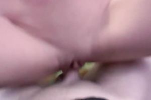 Slutty blond with petite pierced love bubbles copulates the camera man