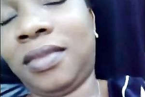 My plump brunette hair ebon colleague romping on my dong