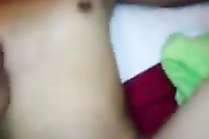 My slender Asian playgirl receives her constricted bawdy cleft screwed on livecam