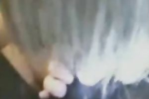 White slut sucks my BBC with great enthusiasm and unbridled excitement