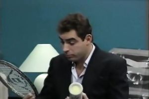 Vintage sex scenes compilation with bootyful frunette and thin wench