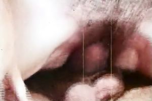 Dude bonks shaggy pussy in missionary position and then that babe rides him on top