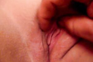 Sweet taut shaved cum-hole of my German girlfriend on closeup vid