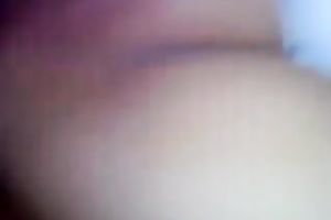 Slow anal penetration missionary style and spunk fountain on wet crack