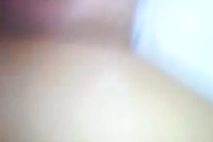 Slow anal penetration missionary style and spunk fountain on wet crack