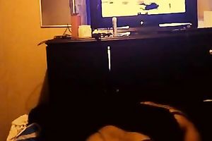 Twerking my large dark butt in front of the camera