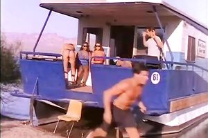 Hot ginger slutwife participates in dramatic act on the boat
