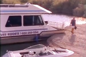 Hot ginger slutwife participates in dramatic act on the boat