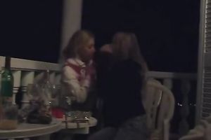 Lesbian angels got exposed and gratified every other on the ottoman