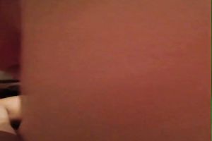 Blindfolded white girlfriend gives sloppy head on POV tape