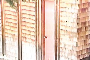 Petite golden-haired milf gives head while stud stuffs her with a sex tool