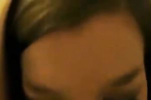 Wonderful all natural str8 haired girlie works on my lengthy penis