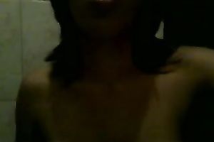 Just a obscene legal age teenager slut on webcam nude and sexually excited