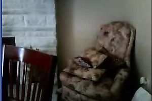 Cute and juvenile white spinner flashes her privates on web camera