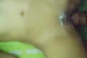 Screwing my slender Asian bitch and glazing her with cum