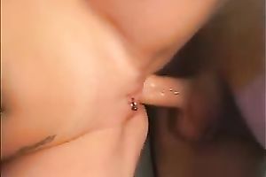 Naughty college slutty wife blows 10-Pounder of a large white bus driver