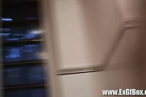 Slender and fine pretty slut with large throat and diminutive mounds