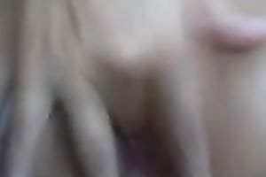 Anonymous elegant sweety rubs her own juicy cooch for me