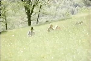 The nature is the great place to have sex for this couple