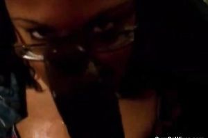 Aspiring big beautiful woman dark woman with large scoops blows dong glamorous well