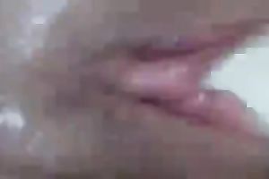 Fisted in her recent and all moist itchy bawdy cleft using gloves